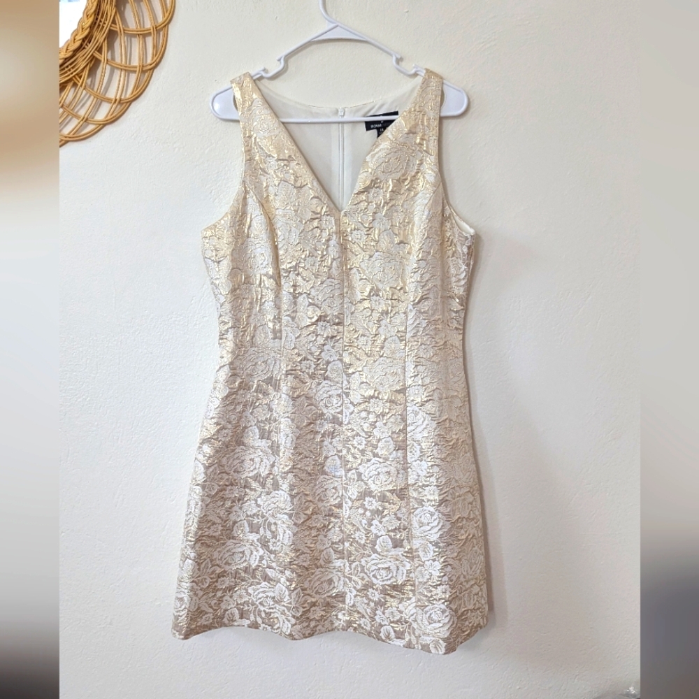 NWT Gold Floral Dress